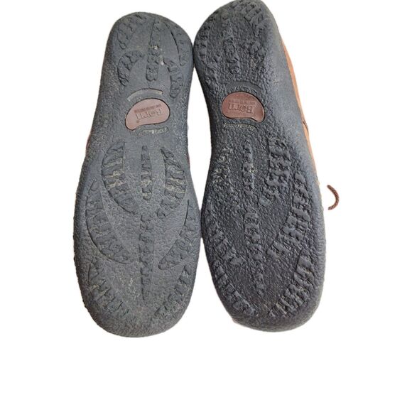 Born Brown Leather Lace Up Nubuck Boots Women's Shoes Size 7.5M - Picture 6 of 9